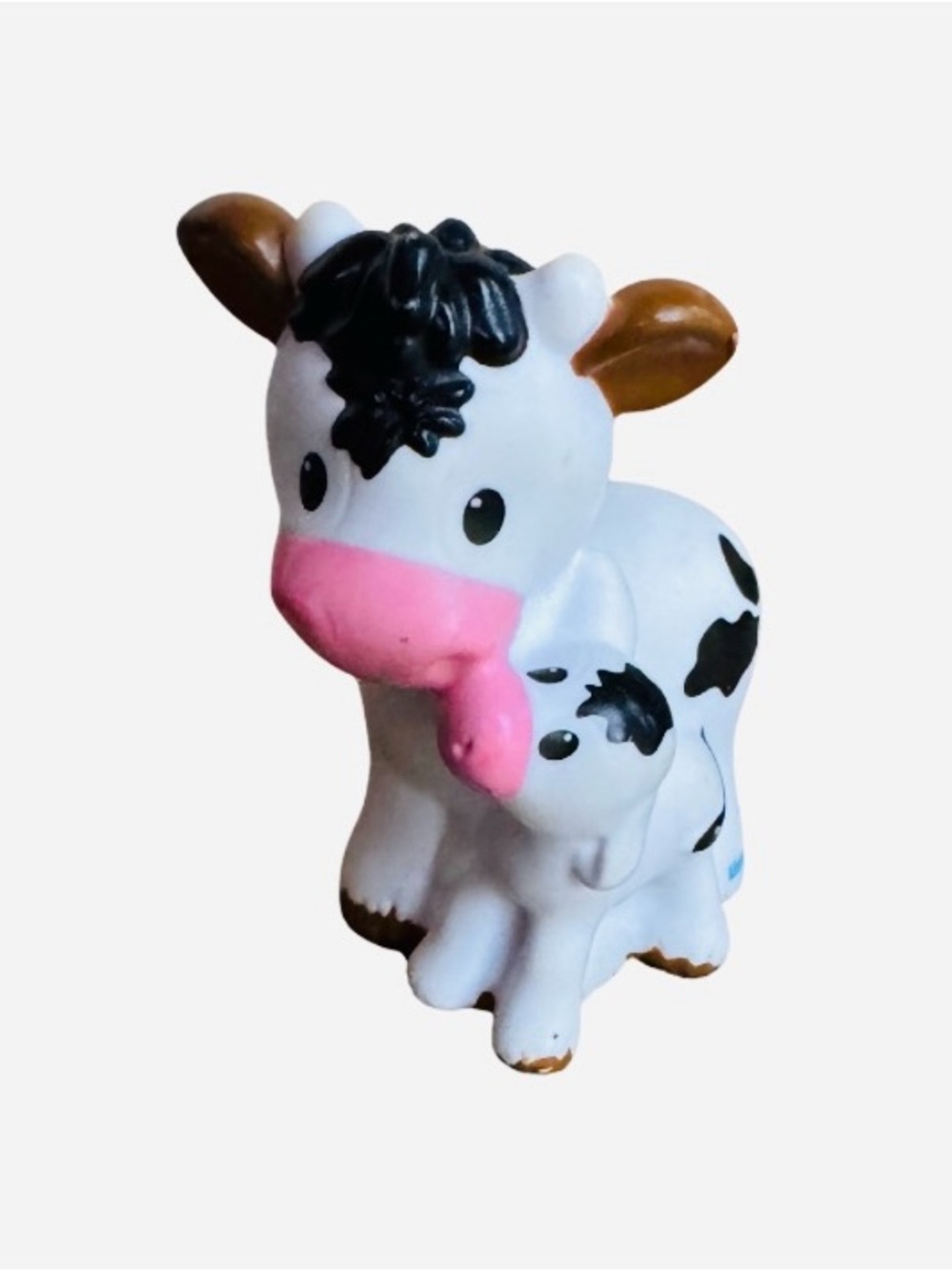 Little People Mom Cow w Baby Barn Animal Figure